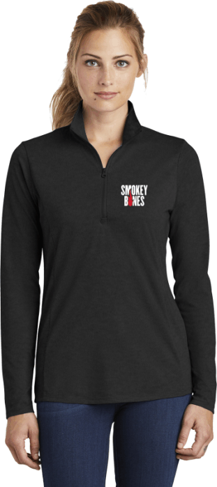 Ladies Tri-Blend Wicking 1/4-Zip Pullover