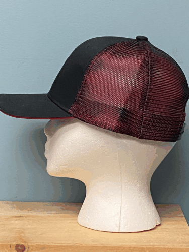 Embroidered Smokey Bones Flame Cap