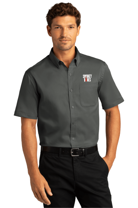 Port Authority Short Sleeve SuperPro React Twill Shirt